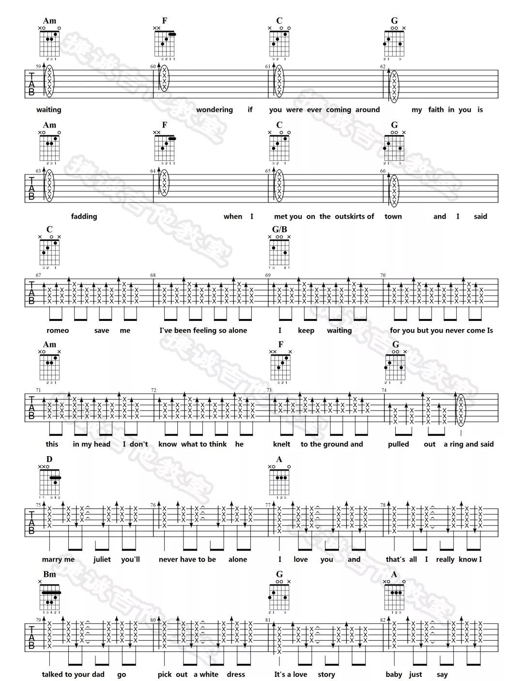 Love-Story吉他谱4-Taylor-Swift